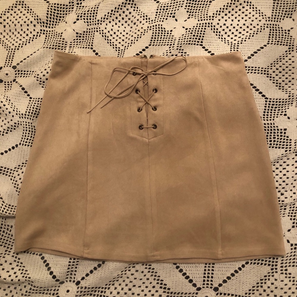 🌞 Suede Skirt